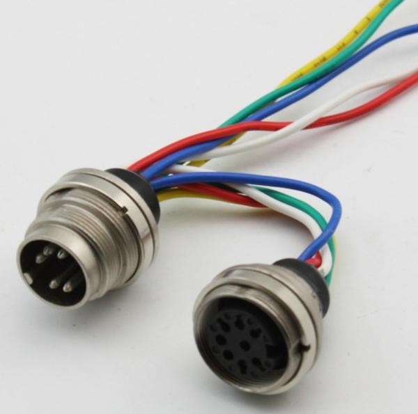 Quality Surface Mounted Industrial Automation  8 Pin Straight Orientation AISG Connector for sale