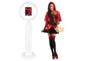 China Led Ring Light Ipad Photo Booth Kiosk Interactive Social Media Photo Booth on sale