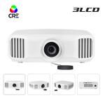 3LCD LED 4K Projector 1920 X 1200 Resolution , HD Video Projector 3D Home