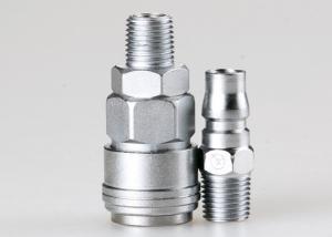 Buy cheap 1/8 -1/2 Inch Pneumatic Quick Disconnect Couplings , LSQ-AA Pneumatic Connectors product