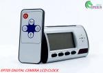 Long Time Recording Alarm Clock Hidden Camera Wifi , 1080P Spy Clock Ip Camera
