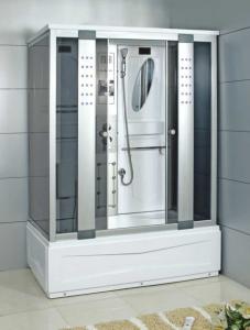 China Bathroom showers water repellent shower enclosures with frame shower cubicle on sale