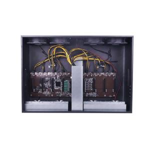 Barebone Motherboard 8 GPU Mining Rig Frame with 4 Cooling Fans