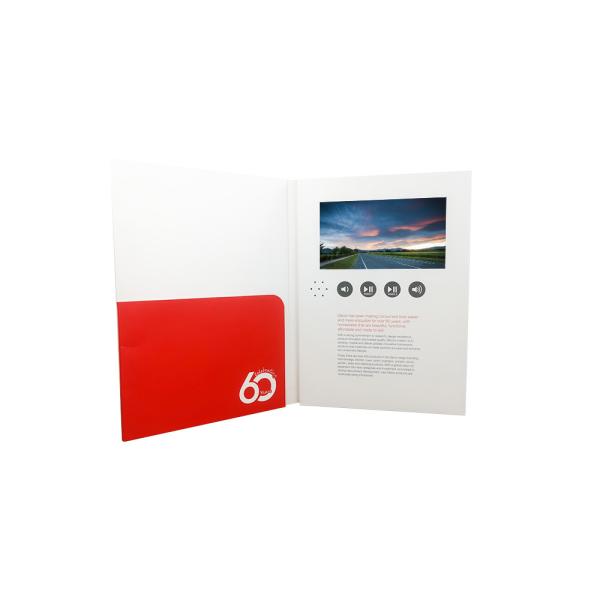 Quality Custom LCD screen Invitation video player greeting card video folder for sale