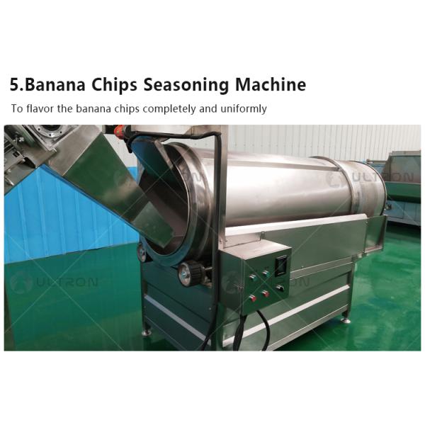Semi Automatic 1500w Chips Banana Machine For Large Scale Manufacturing