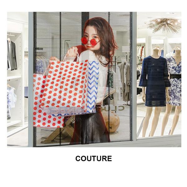TV P2.5 P3.91 Transparent LED Display Screen LED Display Curtain Window Glass