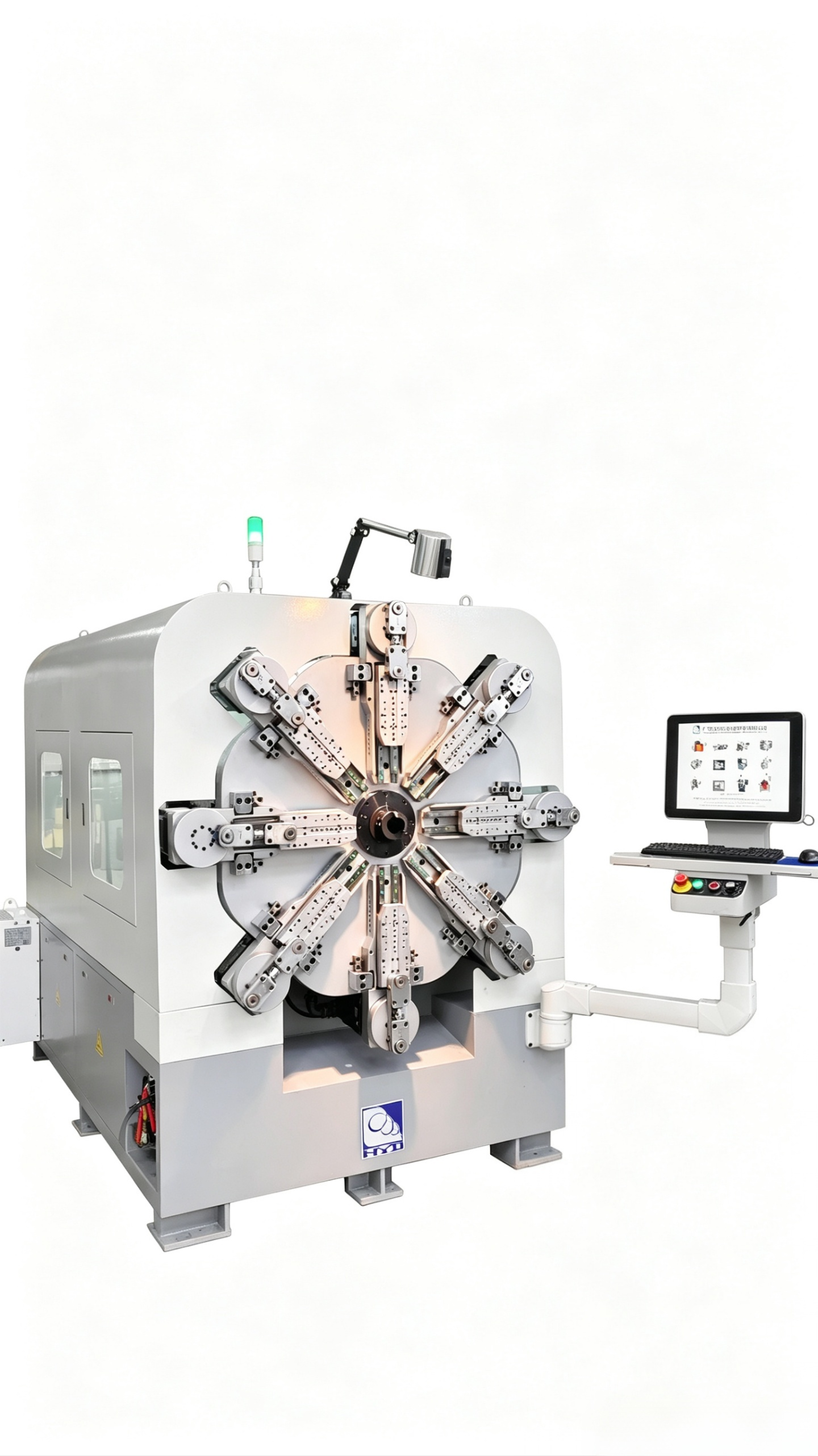 Industrial Wire Forming Machine , High Speed 10 Axes Spring Bending Machine