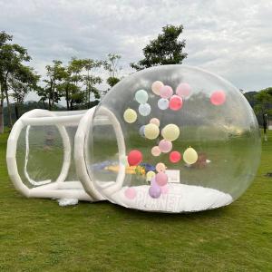 China Outdoor Single Tunnel Advertising Inflatable Bubble Balloons House Igloo Dome Tent Transparent Bubble Tent on sale