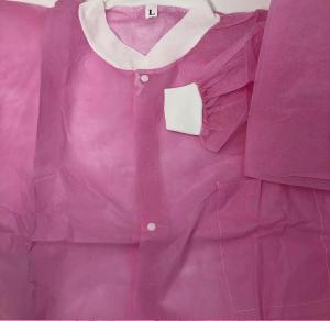 Fluid Resistant Multi Ply SMS Disposable Visitor Coats for hospital