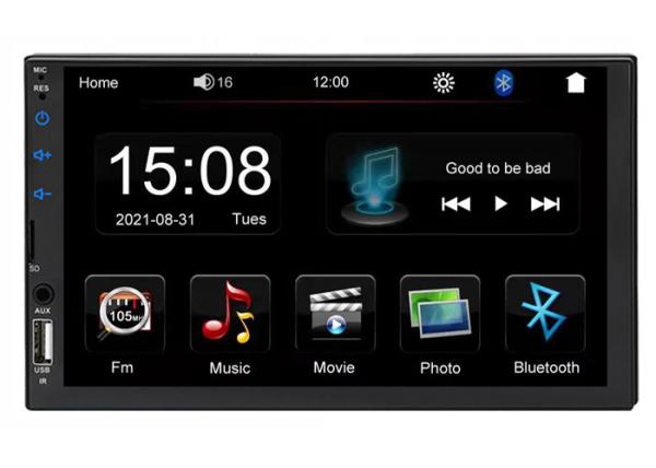 Quality 7" Capacitive Touch Screen Car Video Stereo Central Multimidia Universal Mp5 Car Stereo Bluetooth Moniceiver MP5-7023 for sale