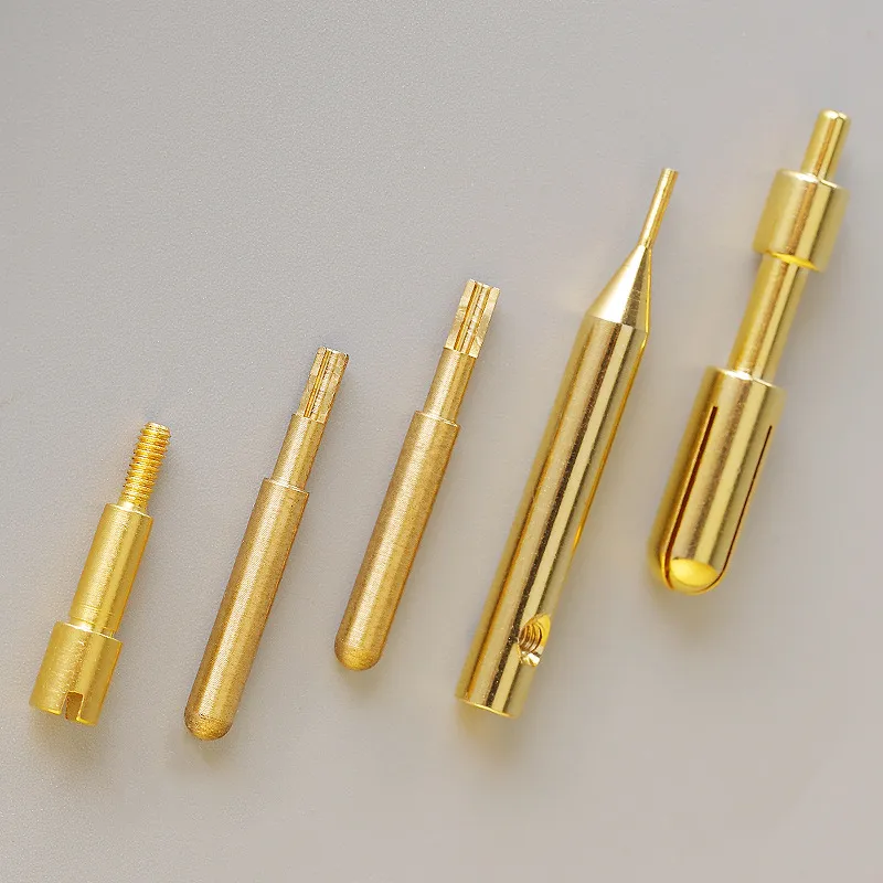 Customized High Precision Metal Fabrication Metallic-Processing-Machinery CNC Machining Part of Aluminium and Steel Pogo Pin