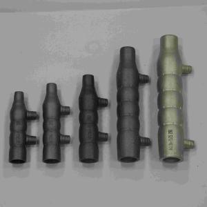 China Steel Reinforcing Bar Grout Sleeve Couplers 75 Threaded Angle Half Threaded on sale