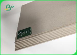 China Grade AA / AAA Grey Chip Board Thickness Customized 1000mm Recycled Paper on sale