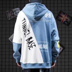 China 75% Cotton Unlined Men Cool Hoodies Hiphop Loose Gothic Print Hoodie on sale