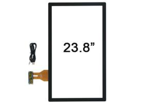 China 23.8 Inch Projected Capacitive Touch Sensor With Strengthened Cover Glass Bonded On on sale