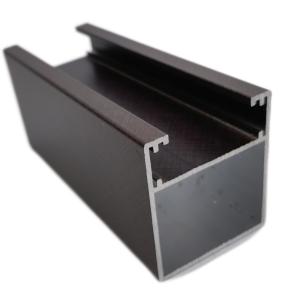 Buy cheap 60mm Aluminium Casement Door 6063 Series Beige Powder Coating product