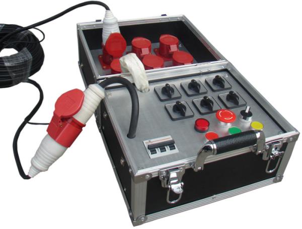 Quality Heavy Duty Stage Truss Systems Electric Hoist Controls Silver With Black Board for sale