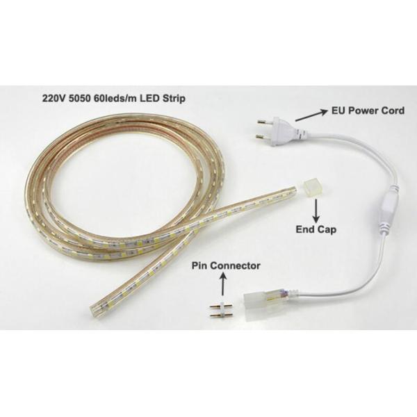 220v Flexible Led Strip Lights 6.8w smd2835 120led With Low Power Consumption
