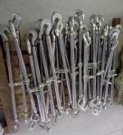 Steel Hook Double Turnbuckle Overhead Line Stringing Tools