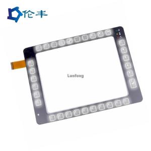 China FPC Circuit Capacitive Membrane Keypad Switch Overlay 3M467 Adhesive on sale