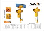 Small Capacity Electric Chain Hoist with copmetitve price for daily using