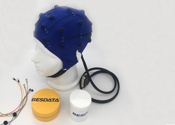 Quality Blue Digital EEG Machine With EEG Cap Biofeedback Medical Devices for sale