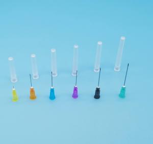 Out Diameter 1.1mm 19G Disposable Hypodermic Syringes Cream Color