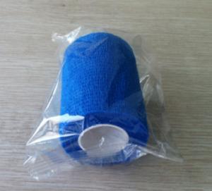 Buy cheap Self Adhesive Vet Wrap Custom size Strong nonwoven Elastic Medical Bandage product