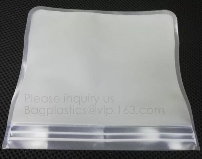 Round bottom polypropylene zip lock bag, CD bag, round reclosable bag, round reusable zip lock bag, round grip seal pack