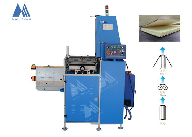 Semi Auto Notebook Elastic Band Inserting Machine , Strap Band Binding Machine For Diaries MF-SEM450