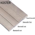 Round Section Shape 12" Flat Second Cut File Perfect for Woodworking
