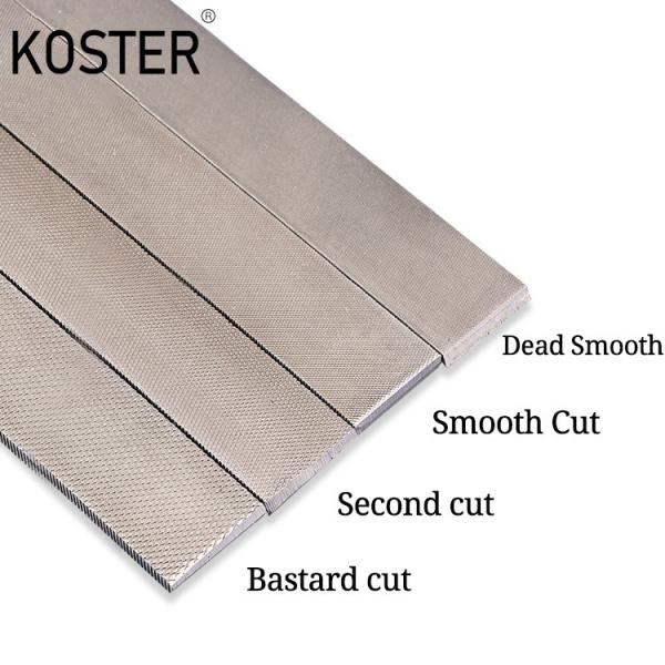 Round Section Shape 12" Flat Second Cut File Perfect for Woodworking