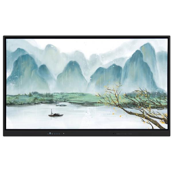 Dry Erase Interactive Flat Panel Display With Lifetime 5000HRS And Efficiency 65 75 86 Inch Touch Whiteboard