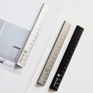 Silver 30cm Aluminium Extrusion Profiles Alkali Anodized Aluminum Ruler