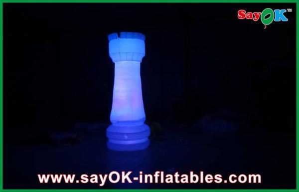 Quality DIa 2m Inflatable Pillar Lighting Decoration With 16 Different Colors for sale