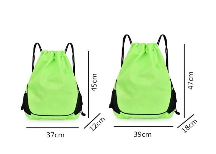 Waterproof Adjustable Drawstring Sport Backpack With Durable Polyester