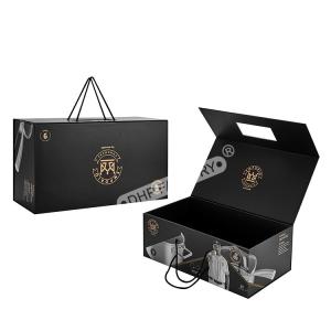 Buy cheap Sturdy Foldable Magnetic Boxes Rigid Collapsible Cardboard Boxes With Handle product