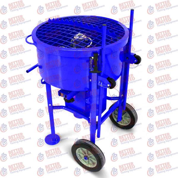 Quality EN 12390-2  Concrete Testing Machine  120L Pan Type Concrete Mixer for sale