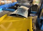 Metal Fan Blade Roll Forming Machine With Laser Welding And Servo Feed System