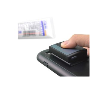 Hands Free Mini Wireless Barcode Reader , Small 1D Laser Scanner