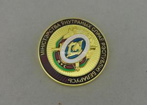 China Transparent Enamel Personalized Military Coins , Custom 3D Memorial Coin For Army on sale