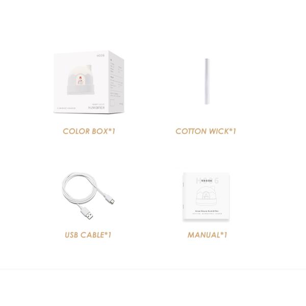 Heating Cooling Air Purifier Humidifier Snowman 2 In 1 Humidifier LED Night Light