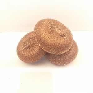 Strong Decontamination Copper Scouring Pads Free Samples For Kitchen And Household