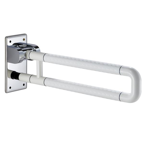 Quality Toilet Safety Grab Bars ABS SUS304 For Elderly Foldable Barrier Free Non Slip Safety Handrails for sale