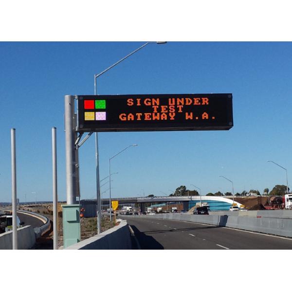 Led Traffic Signs P4 / P5mm SMD / Outdoor LED Advertising Video Sign Board