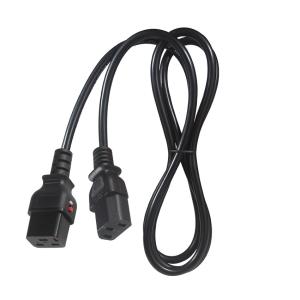 China KUNCAN Lockable Molded Power Cord Iec 320 Lock C19 To C13 Plug Ac Cable on sale