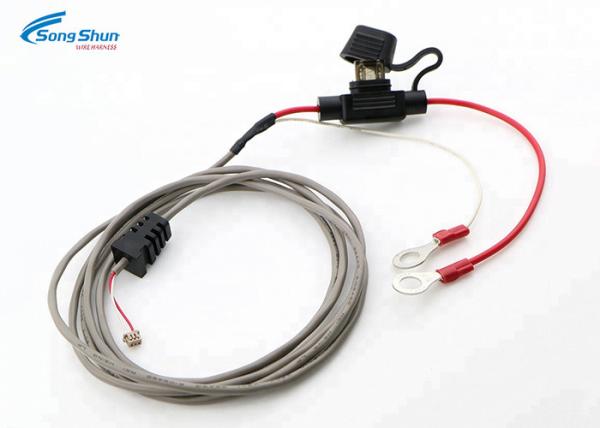 Quality M3 Ring Terminals Earth Bonding Cable HRS DF13 3Pin Connector Fuse 26AWG for sale