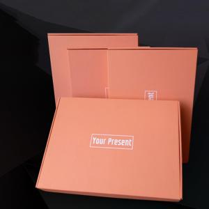 Kraft Corrugated Mailer Box Clothes Shoes Customized Paper Packaging Box