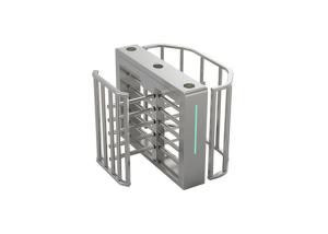 Two Way Revolving Door Half Height Turnstile Access Control System DC24V