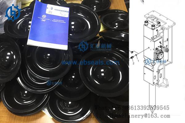 Quality Abrasion Proof Diaphragm Rubber Seal / Membrane Seal High Performance for sale